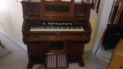 #ad Antique Western Cottage Vintage Pump Organ *WORKS* $500.00