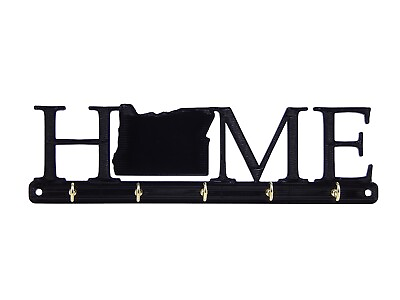#ad Oregon Home State Shape Key Holder Hanger Rack Hooks Housewarming Wall Gift $13.99