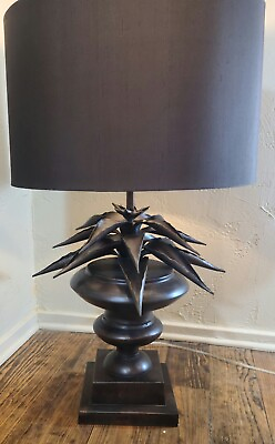 #ad Vintage ARTERIORS Home Agave Large Patina Iron Lamp ART 42165 662 With Shade $575.00