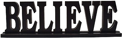 #ad Rustic Wood Letter Sign Free Standing Word Sign Decorative Table Top Center wall $19.99