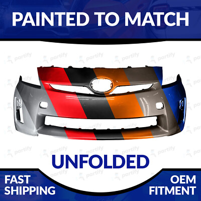 #ad NEW Painted 2010 2011 Toyota Prius Front Bumper W O HeadLp Washer amp; Sensor Holes $319.99