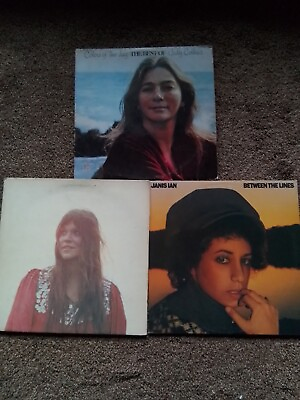 #ad 3 1970#x27;s FEMALE ROCK FOLK VINTAGE VINYL RECORD ALBUMS $12.75