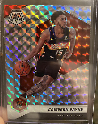 #ad Panini Cameron Payne 2020 21 Mosaic Basketball Silver Wave Prizm Card #140 Suns $2.29