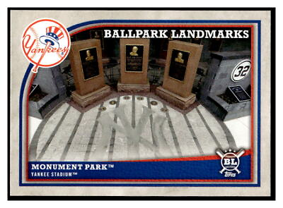 #ad 2018 Topps Big League 365 Monument Park New York Yankees $1.99