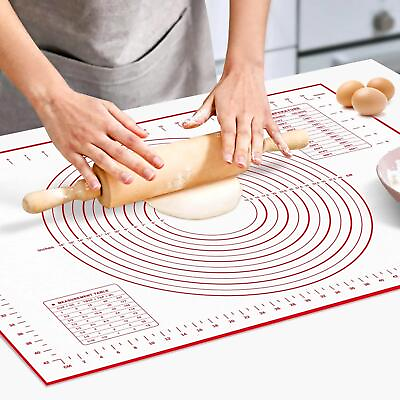 #ad Untior 1pcs Kneading Dough Mat Silicone Baking Mat Pizza Cake Dough Maker Kitche $11.26