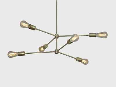 #ad Modern Brass ATOMIC 1 Ceiling Pendant Lamp Light Handmade Pendant Light Chande $327.68