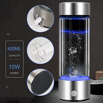 #ad Hydrogen Rich Generator Water Cup Alkaline Ionizer Maker Bottle Anti Oxidation $29.99