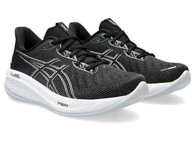 #ad ASICS Women#x27;s GEL CUMULUS 26 1012B599 002 Black Concrete Running Shoes $132.00