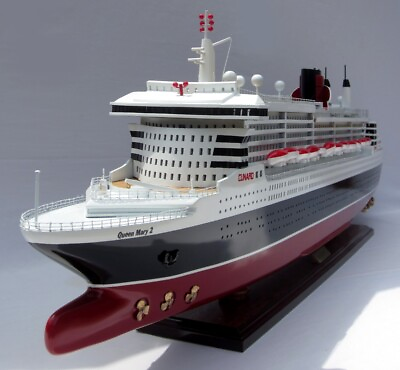 #ad Ship From Cruise Queen Mary II fatta by Hand IN Legno Qualita #x27;Top Gia#x27; Built $318.05