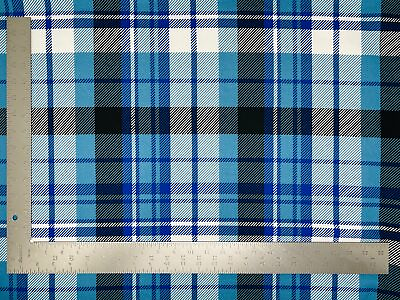 #ad Liverpool Knit Plaid Print Fabric $6.55