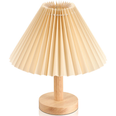 #ad Lamp Shades for Table Lamps Pleated Lampshade Bedroom Small $10.82