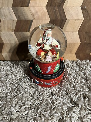 #ad 1971 Coca Cola Santa Musical Snow Globe quot;I’d Like To Teach The World To Singquot; $49.99