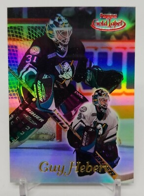 #ad 1999 00 Topps Gold Label GUY HEBERT Class 1 Red Label 100 Anaheim Ducks #38 $19.88