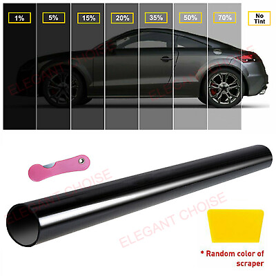 #ad Uncut 20quot;x10FT 20quot;x20FT Car Window Tint Film Roll with Shades 5%15%20%35% $10.99
