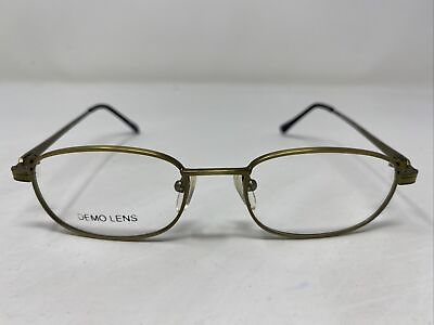 #ad ZIMCO MONACO ANTIQUE GOLD 48 18 140 Metal Full Rim Eyeglasses Frame W156 $55.00