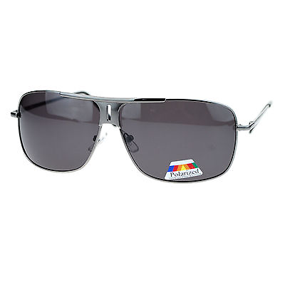 #ad Mens Polarized Sunglasses Quality Anti Glare Rectangular Navigator $12.95