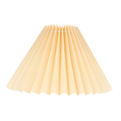 Pleated Lamp Shades Cloth Lamp Shade Clip On Fabric Table Lampshade $10.83