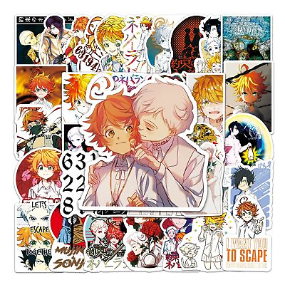 #ad Promised Neverland Waterproof Vinyl Decal Stickers Laptop Bottle Phone Case 50PC AU $12.64