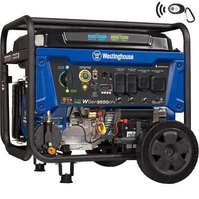 #ad Westinghouse Refurbished WGen9500DFc Portable Generator with CO Sensor $786.00