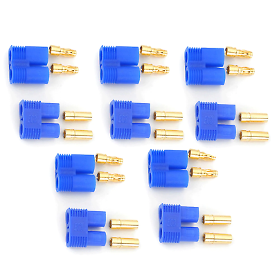 #ad EC3 Connector Male and Female Plug with 3mm Bullet Connectors 5 Pairs $6.45