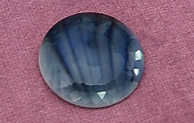 #ad Scarce Lg 1 1 2quot; Antique Victoria Marbled Blue Glass Metal Shank Button $75.65