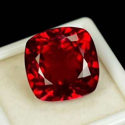 #ad CUSHION Cut 14 Ct NATURAL BURMA Pigeon Blood Red Ruby Loose Certified Gemstone $24.68