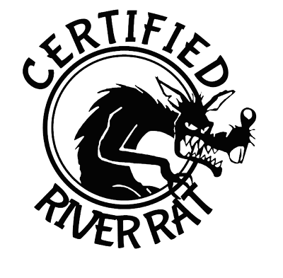 #ad Certified River Rat Decal Multiple Colors And Sizes Available $5.95