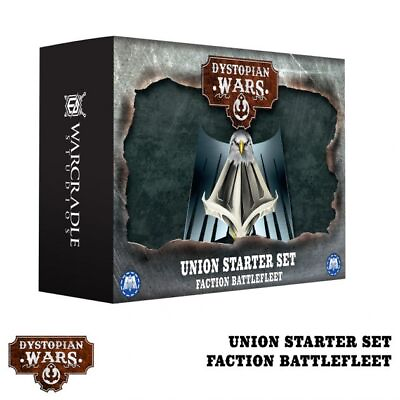 #ad UNION STARTER SET FACTION BATTLEFLEET Warcradle Studios Dystopian Wars $68.00