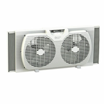 #ad comfort zone CZ319WT 9 inch Twin Window Fan with Reversible Airflow Control $30.00