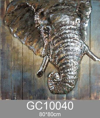 #ad Trendy hot 2018 metallic 3d acrylic painting Wildlife decor painting Elephant so $139.65