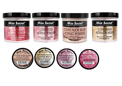 #ad Mia Secret Cover Acrylic Powder PINK ROSE BEIGE NUDE BLUSH 0.5oz1oz 2oz 4oz $8.99