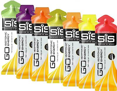 #ad Science in Sport SIS GO Isotonic Gel Variety Pack Pack of 7 x 60ml gels GBP 8.99