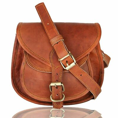 #ad Women New Purse Vintage Excellent Leather Messenger Cross Body Handmade Bag $40.89