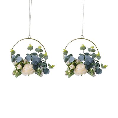 #ad 2 Pack Artificial Hanging Plants Small Greenery Decor Hanging Artificial Plan... $32.92