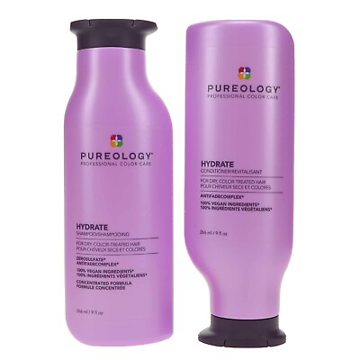 #ad Pureology Hydrate Shampoo and Conditioner Duo Full Size Salon Direct $36.99