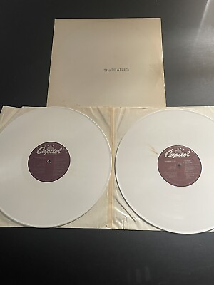 #ad The Beatles White Album – 1978 White Vinyl Printing Error SEBX 11841 RARE Comp $2500.00