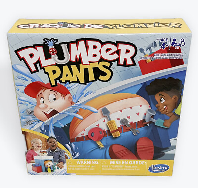 #ad Hasbro Gaming Plumber Pants Game for Kids Ages 4 amp; Up Family Game Night Gift New $6.96
