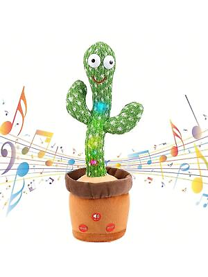 #ad Dancing Talking Cactus Toys For Baby Girls Singing Mimicking Recording Repeating $13.59