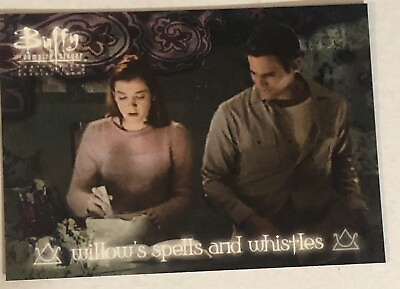 #ad Buffy The Vampire Slayer Trading Card #65 Nicholas Brendan Alyson Hannigan $1.69
