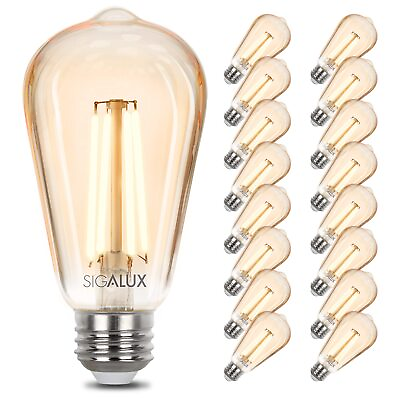 #ad Edison Bulbs Vintage E26 Bulb Dimmable ST58 LED Light Bulbs Decorative 40W... $58.95