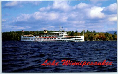 #ad Postcard M S Mount Washington Lake Winnipesaukee New Hampshire $3.46