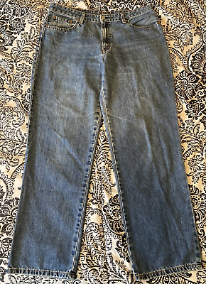 #ad Ralph Lauren Polo Jeans Company Jeans Women#x27;s Relaxed Fit 14 32 Straight Leg $18.99