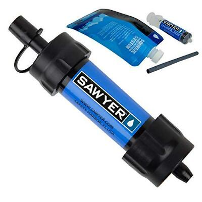 #ad Sawyer Products SP128 Mini Water Filtration System Single Blue $38.99
