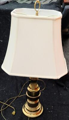 #ad Mid Size Metal Table Lamp Brass Finish GORGEOUS CONTEMPORARY TABLE LAMP $299.99
