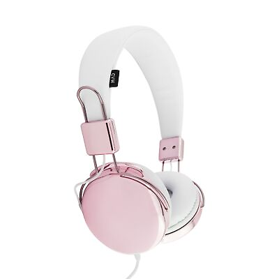 #ad Urbanz Stereo Headphones On Ear Bass Driven Earphones with Metallic Design Ros $8.64