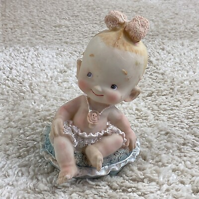 #ad Baby Girl Figurine Decorative Kids Child Resin Decor collectible 6quot; $9.99