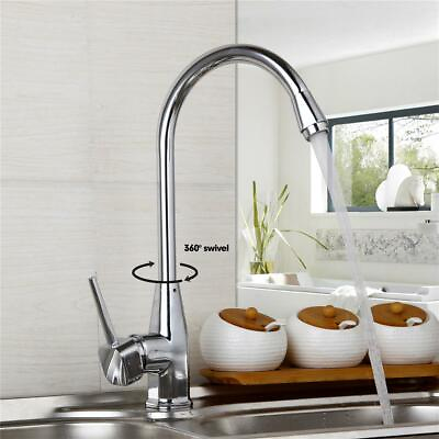 #ad US Bathroom Waterfall Basin Sink Polished Chrome Vessel Vanity Mixer Tap Faucet $55.00