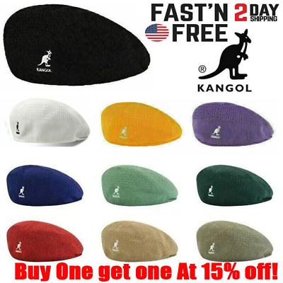 #ad Kangol Breathable Beret Hat Summer Newsboy Woven Flat Caps Casual Men Women USA $7.99