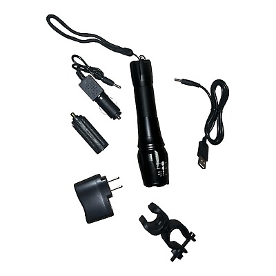 #ad Tactical Flashlight XML T6 Ultra Bright LED With Adjustable Focus And 5 Modes $18.99