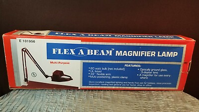 #ad 3x Diopter Magnifier Lamp Multi Positioning Jeweler#x27;s Light $55.00